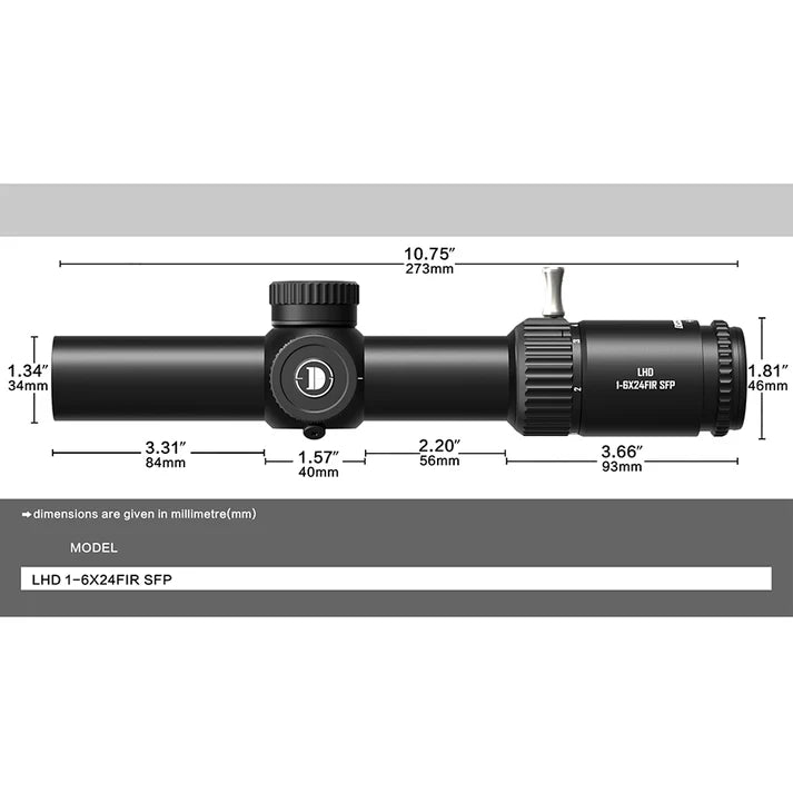 LHD 1-6X24SFIR SFP-MOA